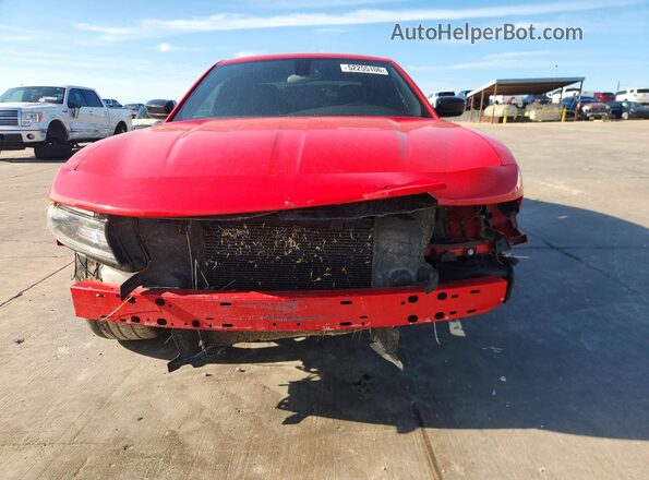 2C3CDXBG6JH147784 2018 DODGE CHARGER Red Вид спереду