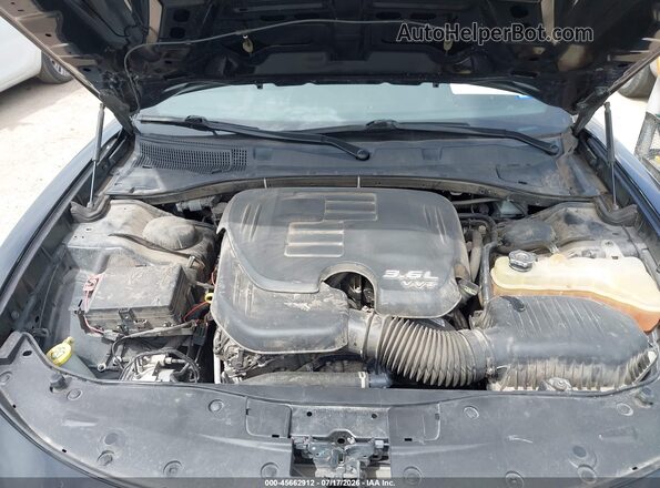 2C3CDXBG6JH173964 2018 DODGE CHARGER Black უკანა ხედი