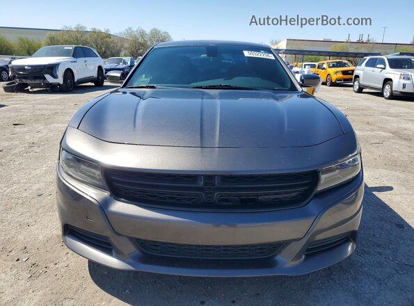 2C3CDXBG6JH197035 2018 DODGE CHARGER Gray Front view