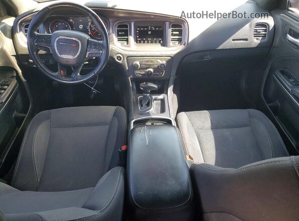 2C3CDXBG6JH197035 2018 DODGE CHARGER Gray Dashboard view
