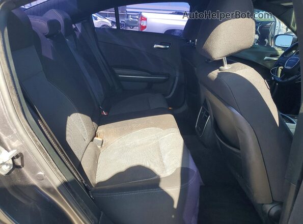 2C3CDXBG6JH197035 2018 DODGE CHARGER Gray Rear seats view