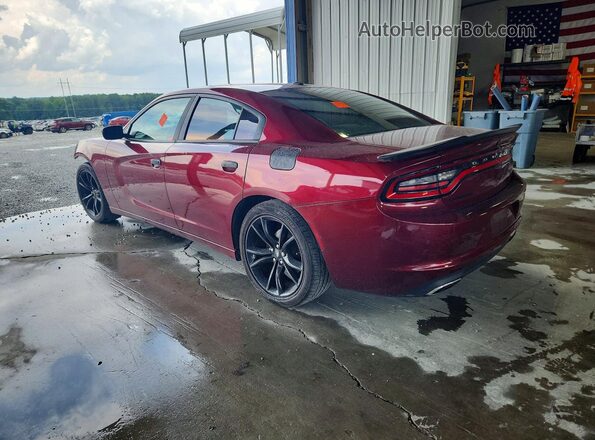 2C3CDXBG6JH313138 2018 DODGE CHARGER Burgundy Rear left