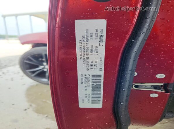 2C3CDXBG6JH313138 2018 DODGE CHARGER Burgundy Engine compartment view