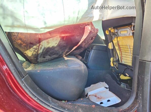 2C3CDXBG6KH504785 2019 DODGE CHARGER Maroon Rear seats view