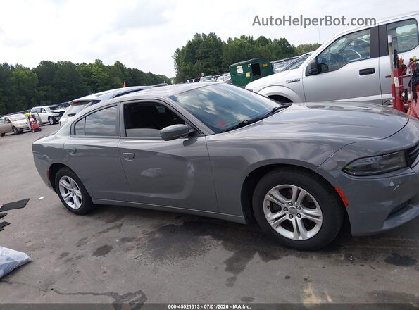 2C3CDXBG6KH717509 2019 DODGE CHARGER Gray Вид задньої частини салону