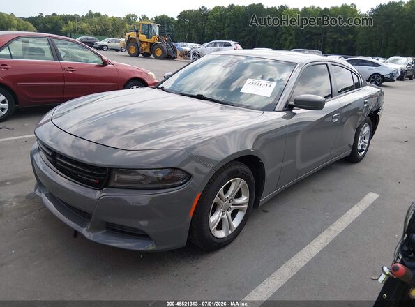 2C3CDXBG6KH717509 2019 DODGE CHARGER Gray Передня ліва чверть