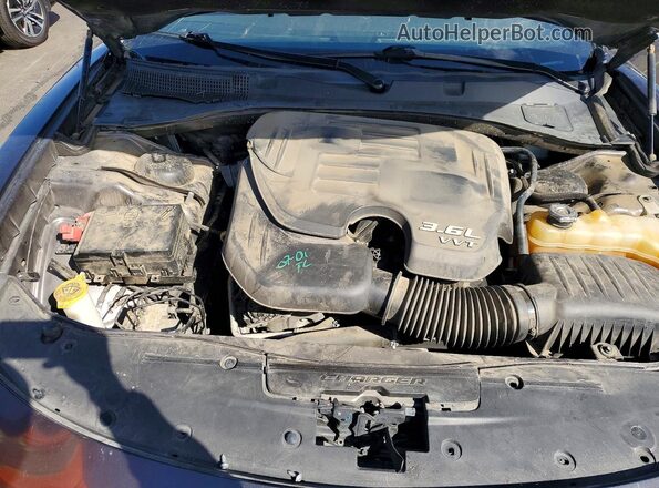 2C3CDXBG6KH727909 2019 DODGE CHARGER Charcoal უკანა სალონის ხედი