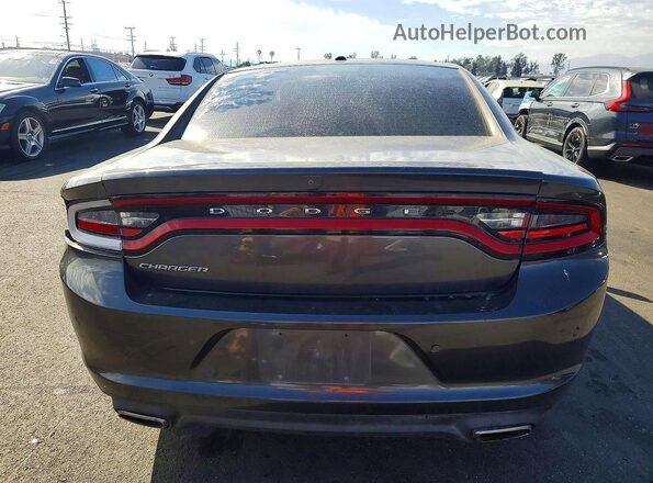 2C3CDXBG6KH727909 2019 DODGE CHARGER Charcoal უკანა ხედი