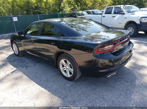 2C3CDXBG6LH100516 2020 DODGE CHARGER Black Trasero izquierdo