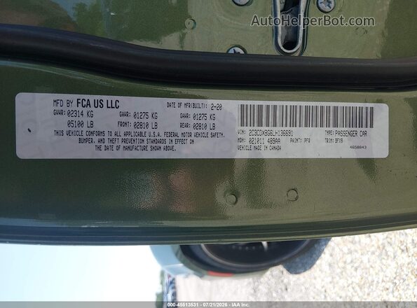 2C3CDXBG6LH136691 2020 DODGE CHARGER Черный Вид подкапотного пространства