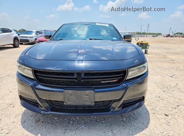 2C3CDXBG6LH158240 2020 DODGE CHARGER Black Front view