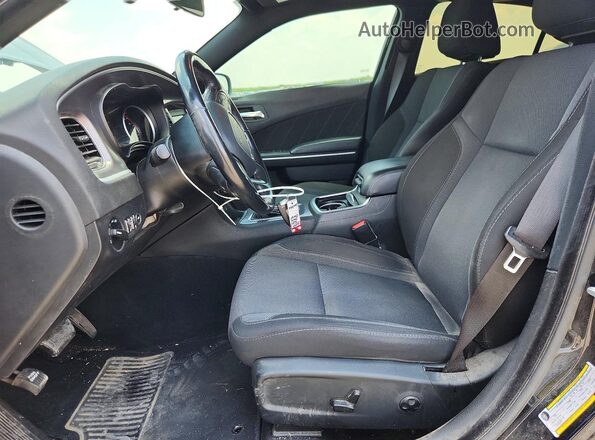2C3CDXBG6LH158240 2020 DODGE CHARGER Black Front interior view