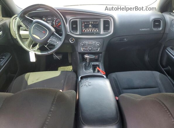 2C3CDXBG6LH167956 2020 DODGE CHARGER Black Вид панелі приладів