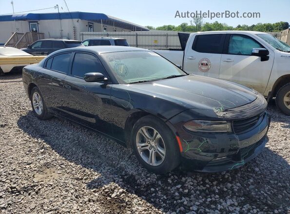 2C3CDXBG6LH167956 2020 DODGE CHARGER Black Передня права чверть
