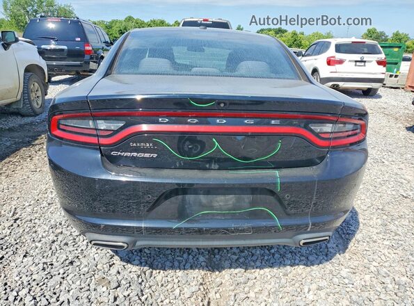2C3CDXBG6LH167956 2020 DODGE CHARGER Black Вид ззаду