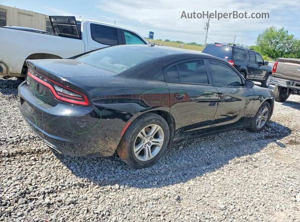 2C3CDXBG6LH167956 2020 DODGE CHARGER Black Задня права чверть