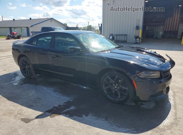 2C3CDXBG6LH190282 2020 DODGE CHARGER Черный Передняя правая четверть