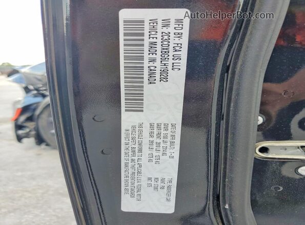 2C3CDXBG6LH190282 2020 DODGE CHARGER Черный Вид подкапотного пространства