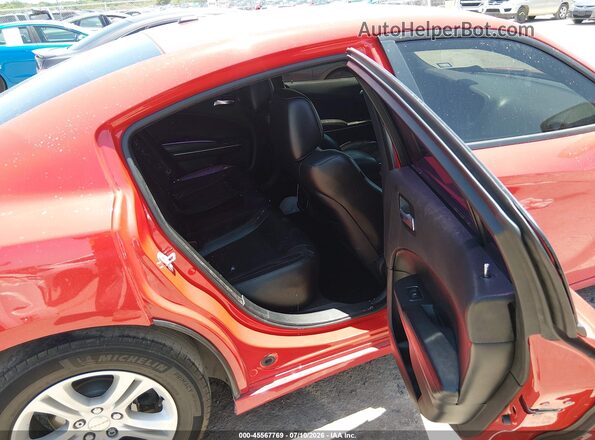 2C3CDXBG6LH215858 2020 DODGE CHARGER Red Vista de la etiqueta del VIN