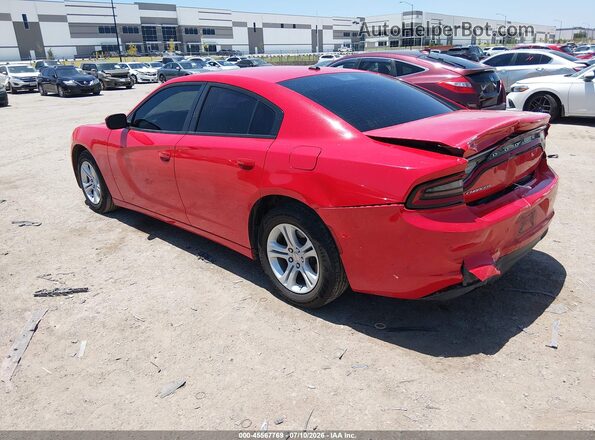 2C3CDXBG6LH215858 2020 DODGE CHARGER Red Trasero izquierdo