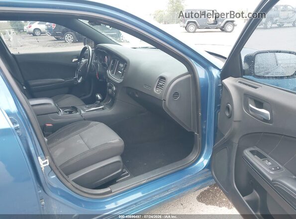 2C3CDXBG6MH507527 2021 DODGE CHARGER Blue Вид салону спереду