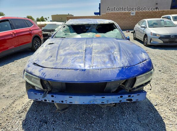 2C3CDXBG6MH624797 2021 DODGE CHARGER Blue Դիմացի տեսք