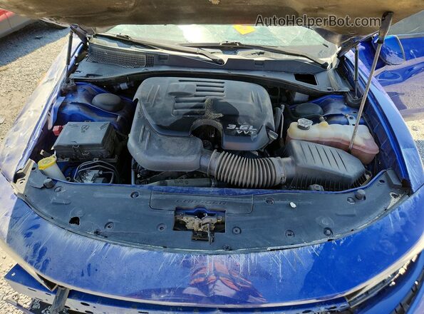 2C3CDXBG6MH624797 2021 DODGE CHARGER Blue Սալոնի հետևի տեսք