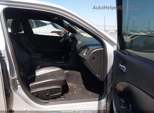 2C3CDXBG6MH632642 2021 DODGE CHARGER Silver Front interior view