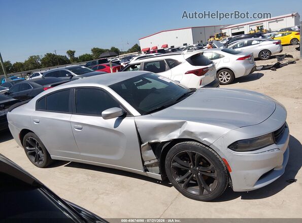 2C3CDXBG6MH632642 2021 DODGE CHARGER Silver Rear interior view