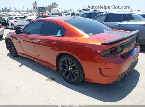 2C3CDXBG6MH652275 2021 DODGE CHARGER Orange Rear left