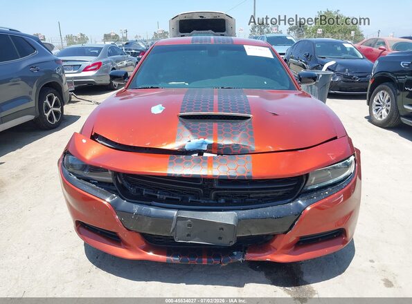 2C3CDXBG6MH652275 2021 DODGE CHARGER Orange Instrument cluster view