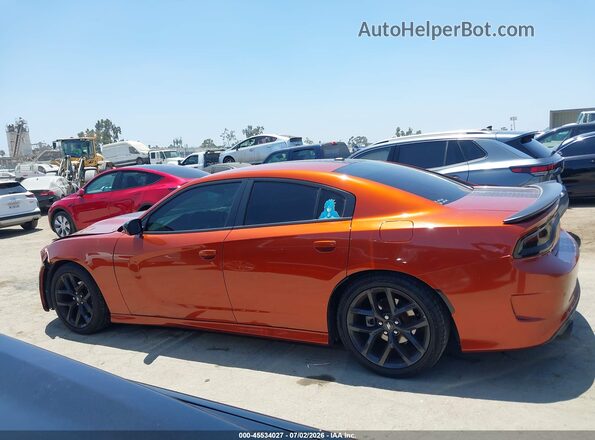2C3CDXBG6MH652275 2021 DODGE CHARGER Orange 360 interior view