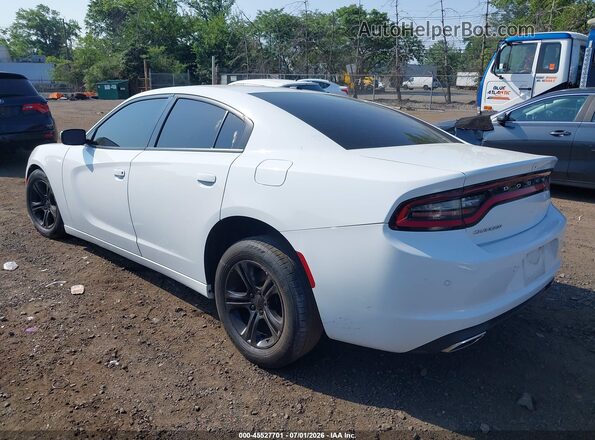 2C3CDXBG6NH255795 2022 DODGE CHARGER White Trasero izquierdo