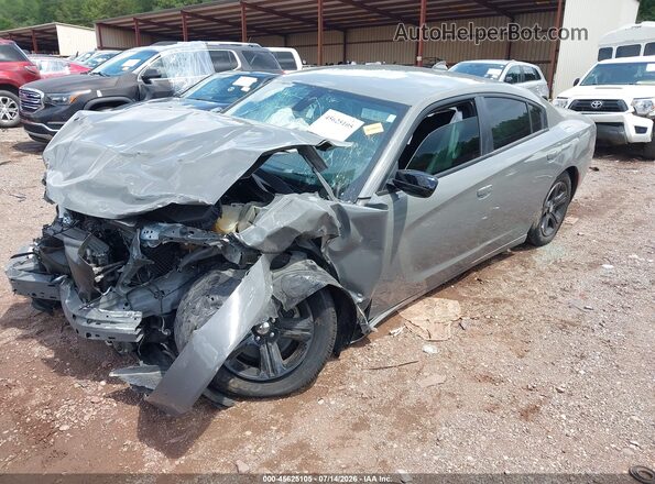 2C3CDXBG6PH587870 2023 DODGE CHARGER Gray Передня ліва чверть