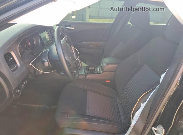 2C3CDXBG6PH588761 2023 DODGE CHARGER Black Front interior view