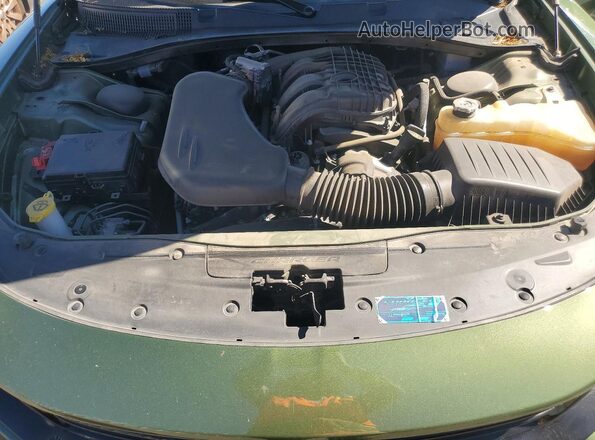 2C3CDXBG6PH598576 2023 DODGE CHARGER Green Widok wnętrza z tyłu