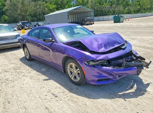 2C3CDXBG6PH686897 2023 DODGE CHARGER Purple Առջևի աջ