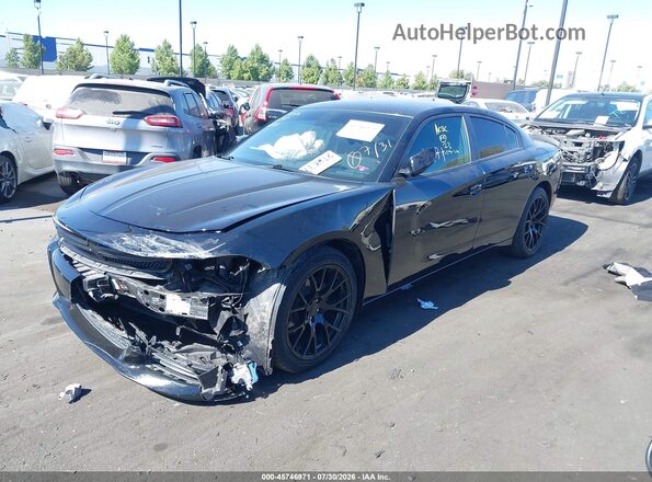 2C3CDXBG7GH242315 2016 DODGE CHARGER Black Front left