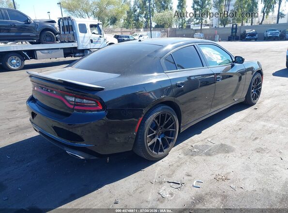 2C3CDXBG7GH242315 2016 DODGE CHARGER Black Rear right