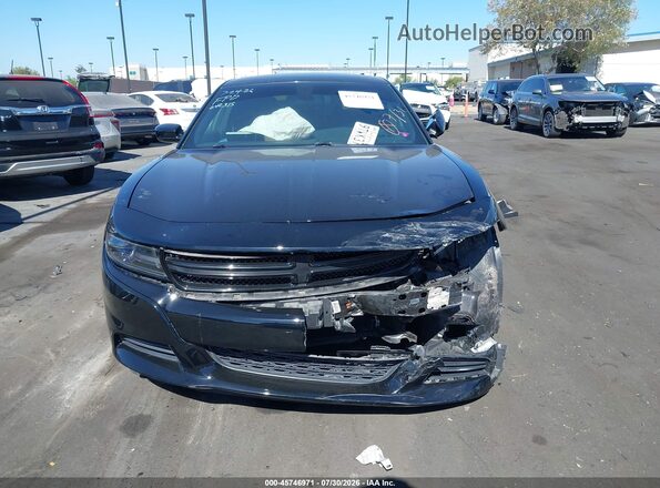 2C3CDXBG7GH242315 2016 DODGE CHARGER Black Instrument cluster view