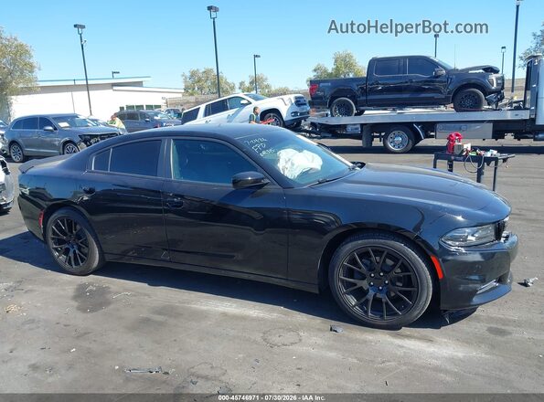 2C3CDXBG7GH242315 2016 DODGE CHARGER Black Rear interior view