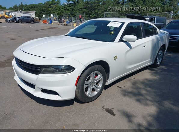 2C3CDXBG7HH552899 2017 DODGE CHARGER White Передня ліва чверть