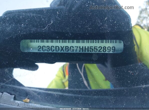 2C3CDXBG7HH552899 2017 DODGE CHARGER White Вид задньої частини салону
