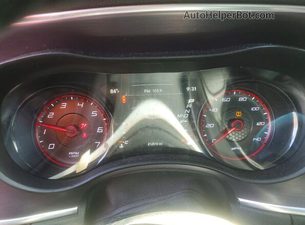 2C3CDXBG7HH584199 2017 DODGE CHARGER Silver Vista del cuadro de instrumentos