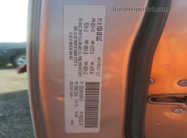 2C3CDXBG7HH584199 2017 DODGE CHARGER Silver Vista del compartimento del motor
