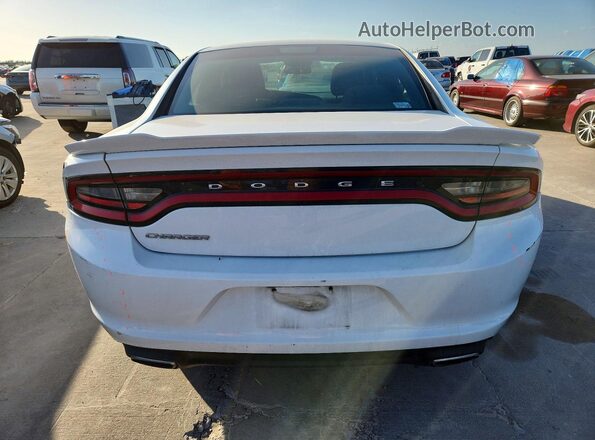 2C3CDXBG7HH654672 2017 DODGE CHARGER White Հետևի տեսք