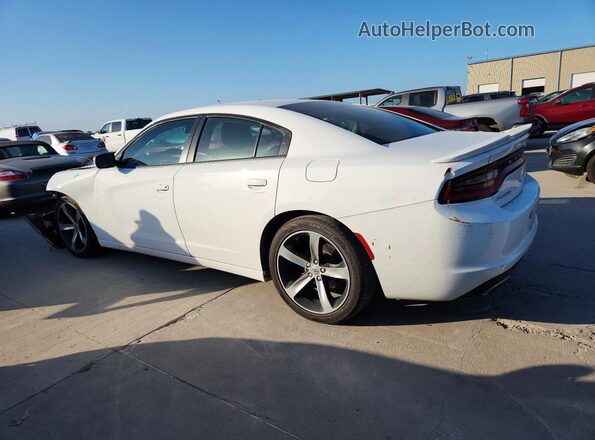 2C3CDXBG7HH654672 2017 DODGE CHARGER White Հետևի ձախ