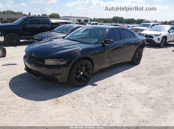 2C3CDXBG7JH244430 2018 DODGE CHARGER Black Передня ліва чверть