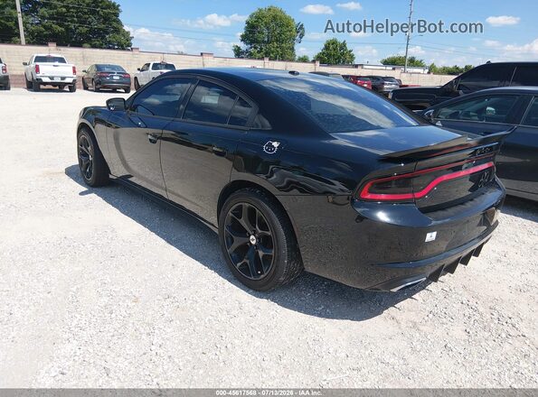 2C3CDXBG7JH244430 2018 DODGE CHARGER Black Задня ліва чверть