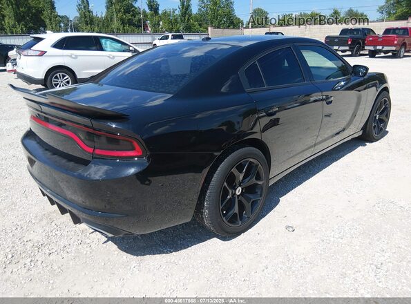 2C3CDXBG7JH244430 2018 DODGE CHARGER Black Задня права чверть